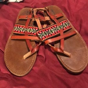 Mossimo Colorful Sandals Sz 9